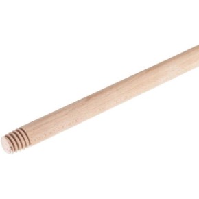 Ручка деревянная с резьбой 120 см натуральный цвет D25L120