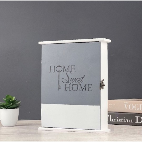 Ключница Home sweet home Miss Decor белая W-5417