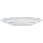 Тарілка обідня Ardesto Siena White&Gray 27 см AR2927SW