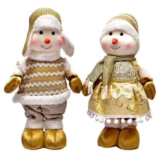 Фигура новогодняя Stenson Snowman 38 см R90741