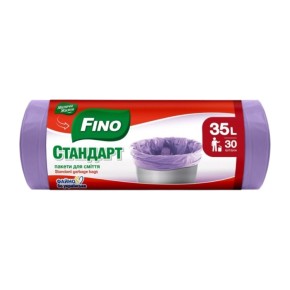 Пакети для сміття Fino Стандарт 35 л 30 штук