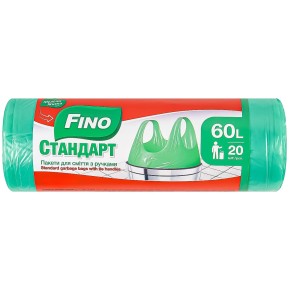 Мусорные пакеты Fino Cтандарт 60 л 20 шт