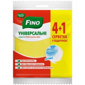 Салфетки для уборки Fino универсальные 5 штук