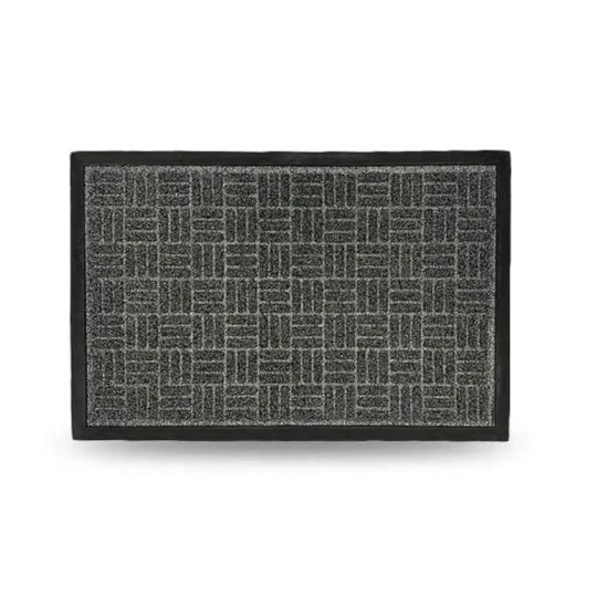 Килимок придверний Dariana Grass 60x90 см сірий