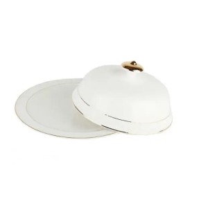 Блюдо Interos Снігова королева для млинців з кришкою 25.4 см 60972-А