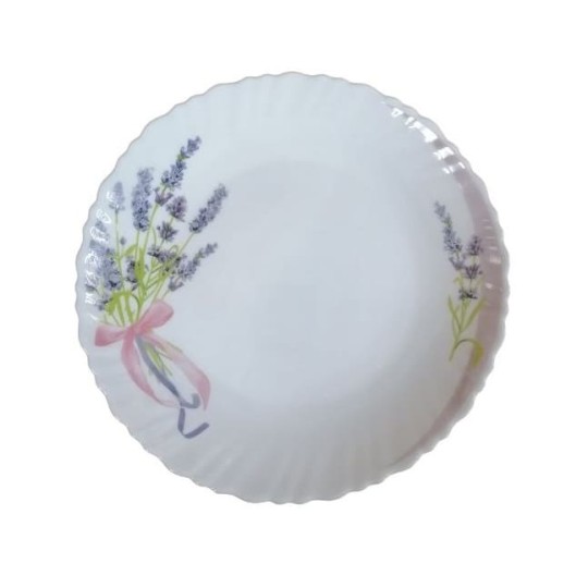 Тарілка мілка Interos  Лаванда хвилястий край № 8.5 O30085CE/BB 406