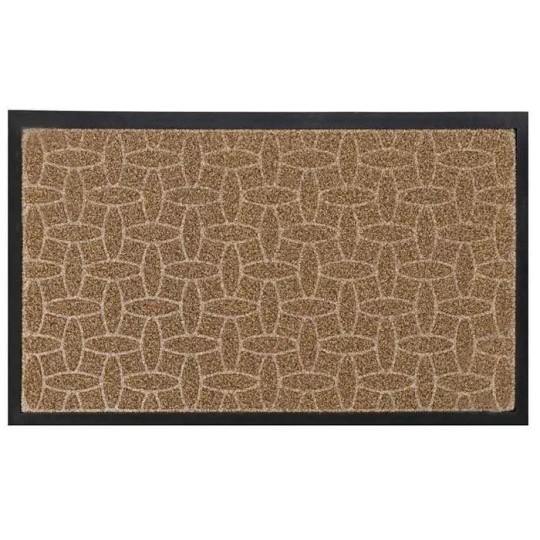 Коврик придверный Dariana Grass 60x90 см светло-коричневый