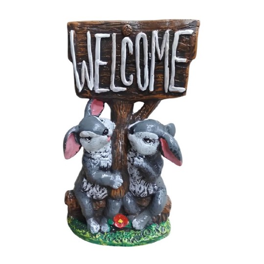 Декоративна фігура Заєць Welcome