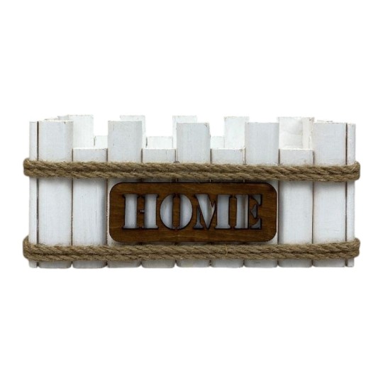 Кашпо Miss Decor Балкон home 30 см белый (W-5061)
