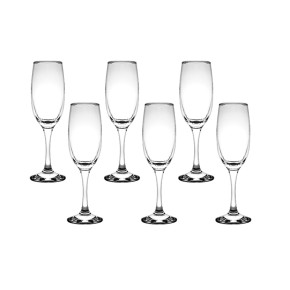 Набор бокалов для шампанского Uniglass Alexander 185 мл 6 штук (96507-BX6)