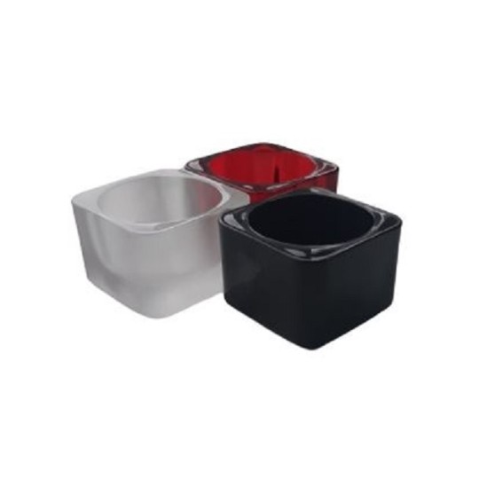 Подсвечник Uniglass квадратный 50.5 мм цветной Mix (36002CF95-TH12B2X158)
