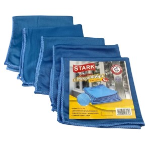 Серветки Stark для скла та дзеркал 5 штук (15056)