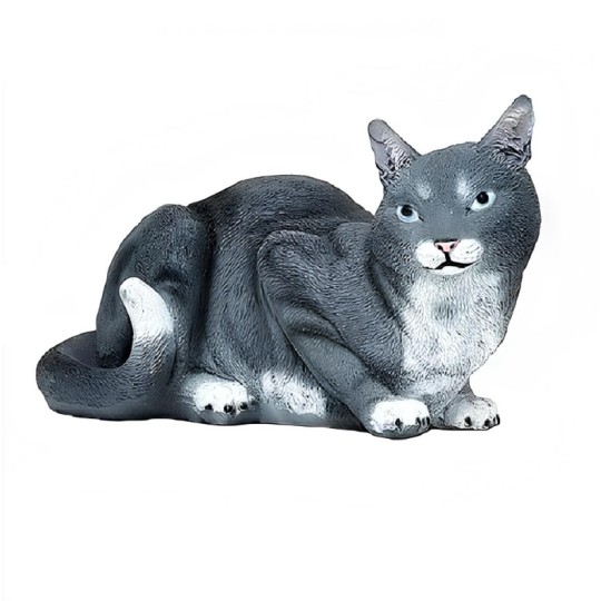 Декоративная фигура Кот серый