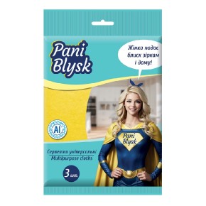 Серветки Pani Blysk універсальні 3 штуки