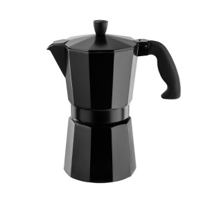 Кавоварка гейзерна Vinzer Moka Nero 9 чашок Espresso (50396)