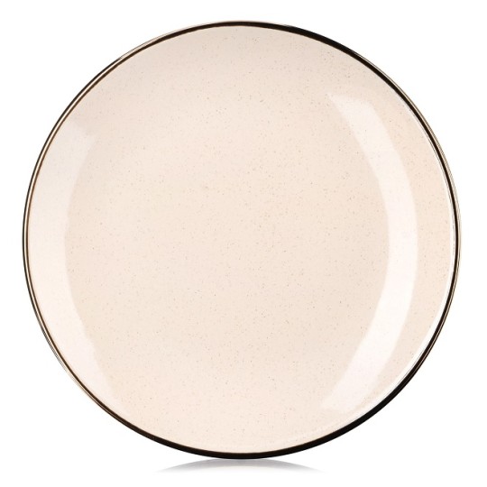 Тарілка обідня Ardesto Emilia Beige 27.5 см AR0726EBG