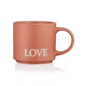 Чашка Ardesto Love 420 мл оранжевая (AR3043OR)