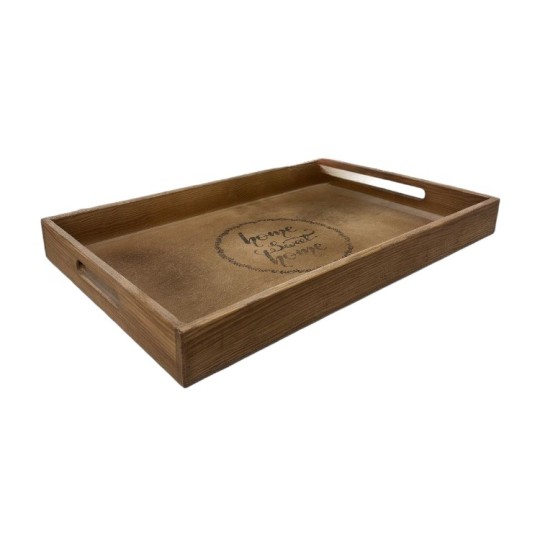 Поднос Miss Decor Home sweet home кипарис (W-5277)
