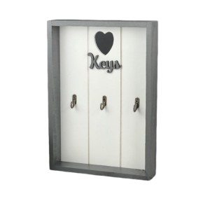 Ключница Miss Decor Keys бело-серая (D-4411)
