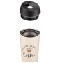 Термокружка Ardesto Coffee Time 450 мл бежевий (AR2645C)