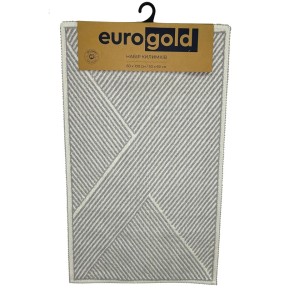 Набор ковриков EuroGold Moana 60х100+50х60 серый BRT0203