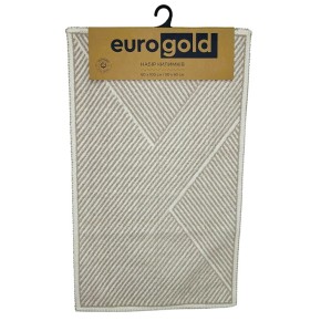 Набор ковриков EuroGold Boucle Moana 60х100+50х60 бежевый BRT0206