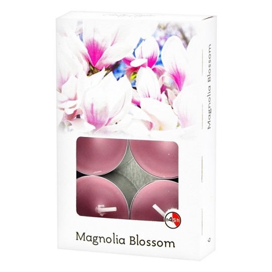 Свічки ароматичні Candy Light Magnolia Blossom 6 штук TL 6A/1