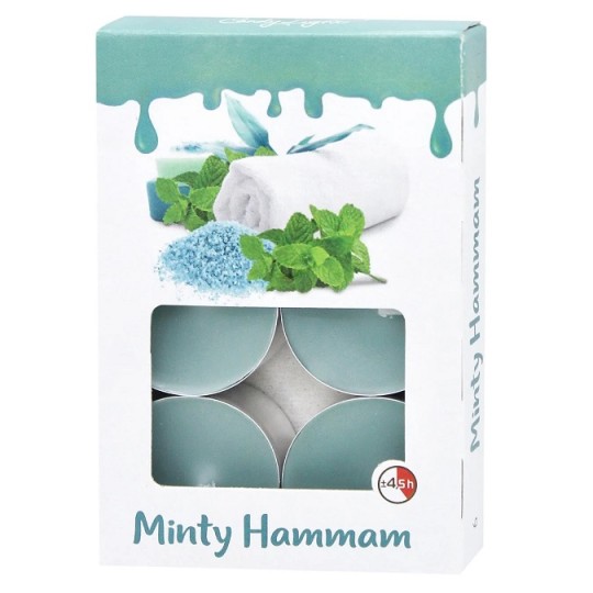 Свічки ароматичні Candy Light Minty Hammam 6 штук TL 6A/1