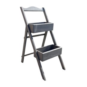 Подставка под цветы Miss Decor 2 ящика прованс (W-5399)