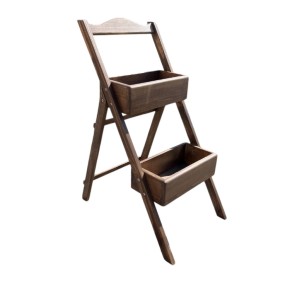 Подставка под цветы Miss Decor 2 ящика кипарис (W-116)