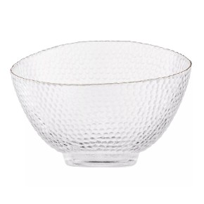 Салатник Ardesto Commelina Glass 22 см прозорий AR5017