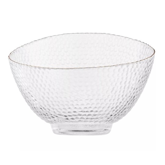 Салатник Ardesto Commelina Glass 22 см прозорий AR5017