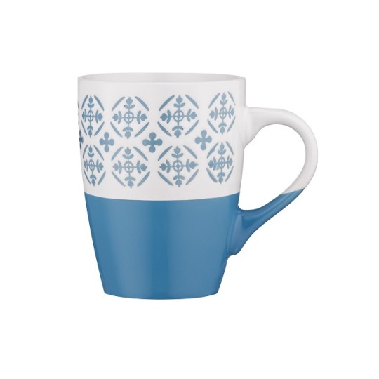 Чашка Ardesto Ornament 320 мл сине-белая AR3045BL