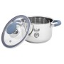 Каструля Krauff 2 л зі скляною кришкою 16 см 26-238-084