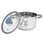 Каструля Krauff 2.7 л зі скляною кришкою 18 см 26-238-085