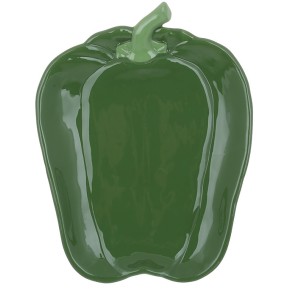 Тарілка BonaDi Pepper 27х21.5х3 см зелений (928-081)