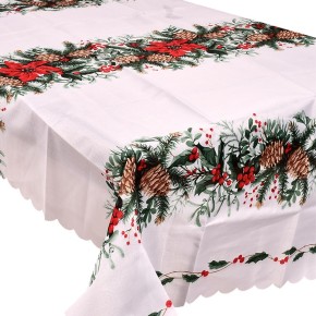 Скатертина Stenson New Year's Ikebana 150х180 см M50082-180