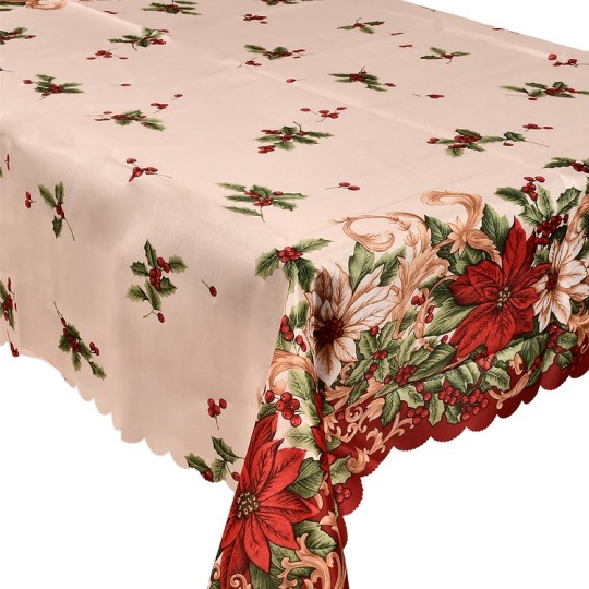 Скатертина Stenson New Year's Symphony 120х150 см M50073-150