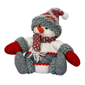 Фігура новорічна Stenson Snowman 24 см M17254-B