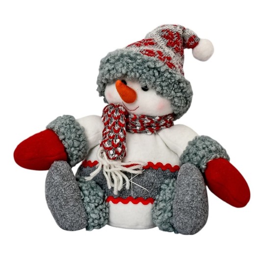 Фігура новорічна Stenson Snowman 24 см M17254-B