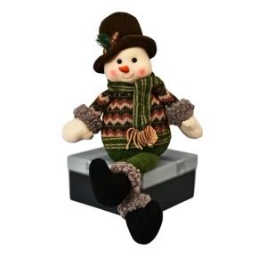 Фігура новорічна Stenson Snowman 45 см M17310-B