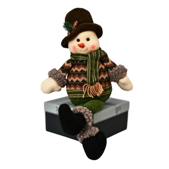 Фігура новорічна Stenson Snowman 45 см M17310-B