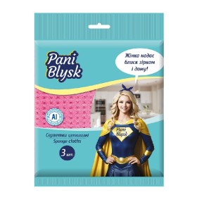 Салфетки влагопоглощающие Pani Blysk 3 штуки