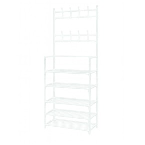 Вешалка-стойка для одежды и обуви 60х28х171 см WH9106-5 White