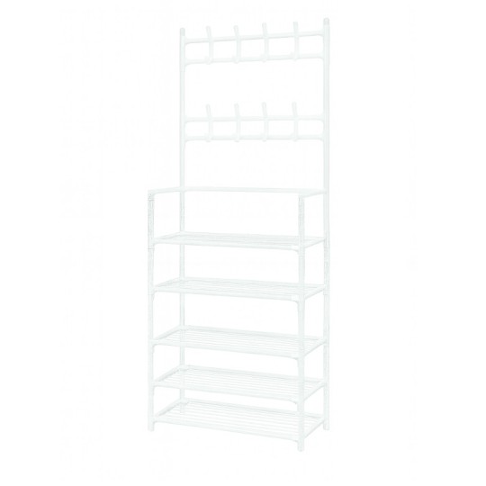 Вешалка-стойка для одежды и обуви 60х28х171 см WH9106-5 White