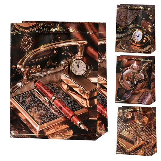 Пакет подарочный Stenson бумажный S Antique R33152-S
