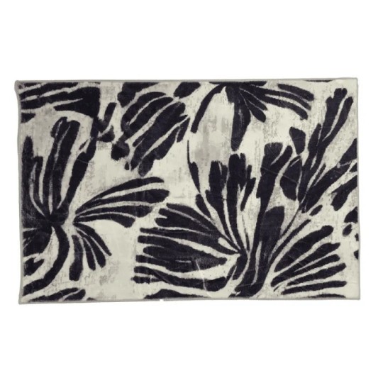Килимок універсальний Dariana Плюш 60х90 см бежева квітка