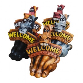 Копилка конь welcome 14.5×11 см Микс