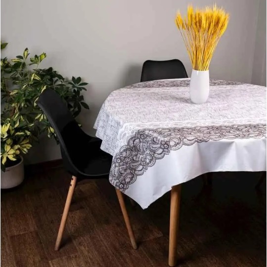 Клеёнка на стол Dariana 1.35х25 м ES0612-GRAY