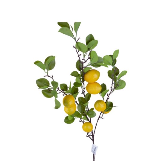 Декоративная ветка Decorize с лимонами 90 см (7157)